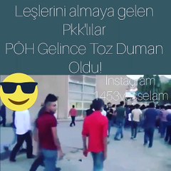 Leşlerini Almaya Gelen Pkk'lılar PÖH geline Toz Duman Oldu!