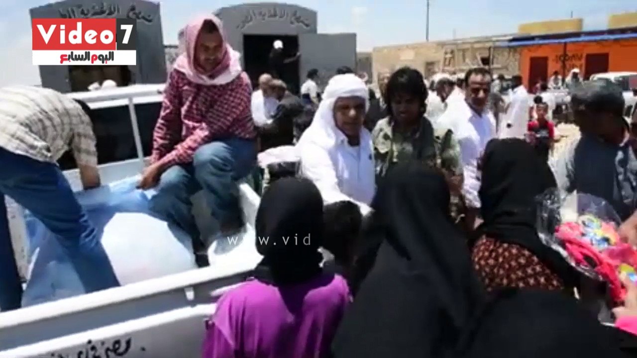محافظ مطروح: 35 طن مواد غذائية وذبح 4 عجول وإفط...
