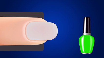 Learn Colors with Surprise Nail Art, Learning Colours for Kids