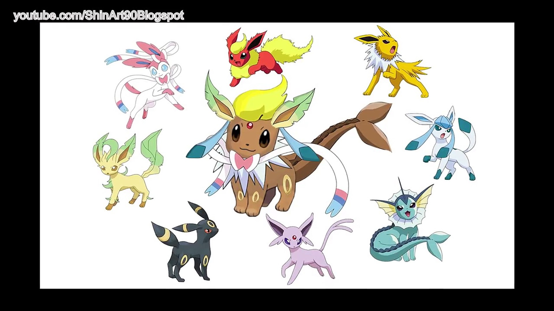 Fan Requests 7 All Eevee Evolutions In One Fusion Style 1 Video Dailymotion