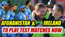 Afghanistan and Ireland get Test status from ICC | Oneindia News
