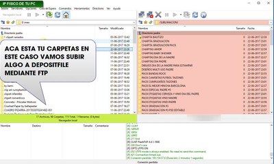 Como subir o bajar desde un ftp