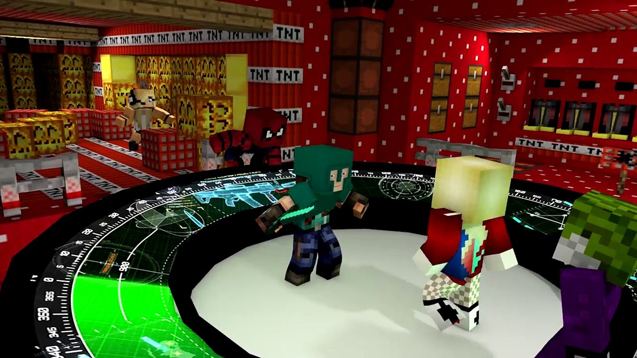 MINECRAFT SONG SERIES! Nemesis Part 1 3 Spiderman, Psycho Girl, Iron Man and Batman!