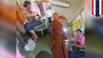 Biarawan Thailand menampar expat Australia di kereta - Tomonews
