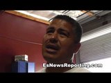 robert garcia besides marcos maidana amir khan has a chance vs mayweather EsNews