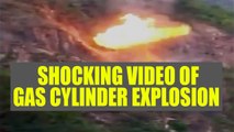 Rishikesh-Badrinath : Multiple gas cylinder explode on highway, watch video | Oneindia News