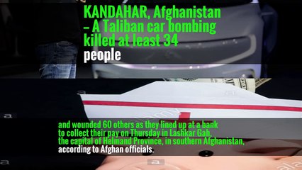 Tải video: Afghan Bombing Kills Dozens of Workers Lined Up for Pay