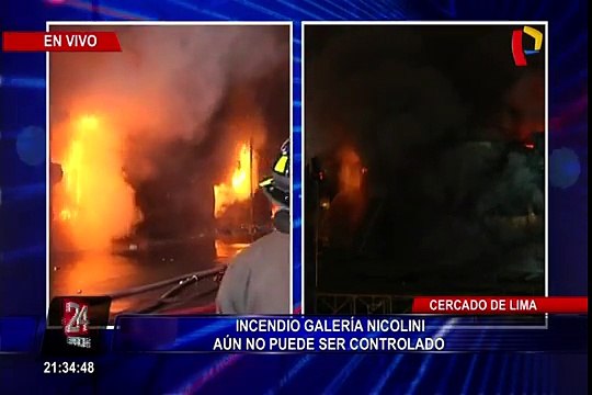 Las Malvinas: bomberos continúan trabajando para controlar incendio