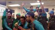 celebration of pakistan cricket team in dressing room after winning champion trophy 2017
