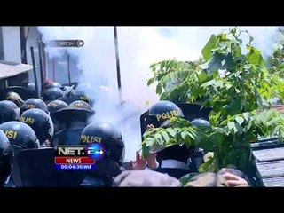 Ricuhnya Penggusuran Rumah Warga, 2 Polisi Terluka - NET24