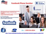 Dial Facebook Phone Number for the elimination of any kind of Facebook issues 1-850-361-8504
