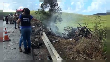 21 Tote bei schwerem Unfall in Brasilien