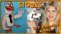 DIY Storks with Toilet Paper Rolls  Cartoon Storks Movie