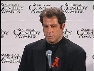 John Travolta at the American Comedy Awards