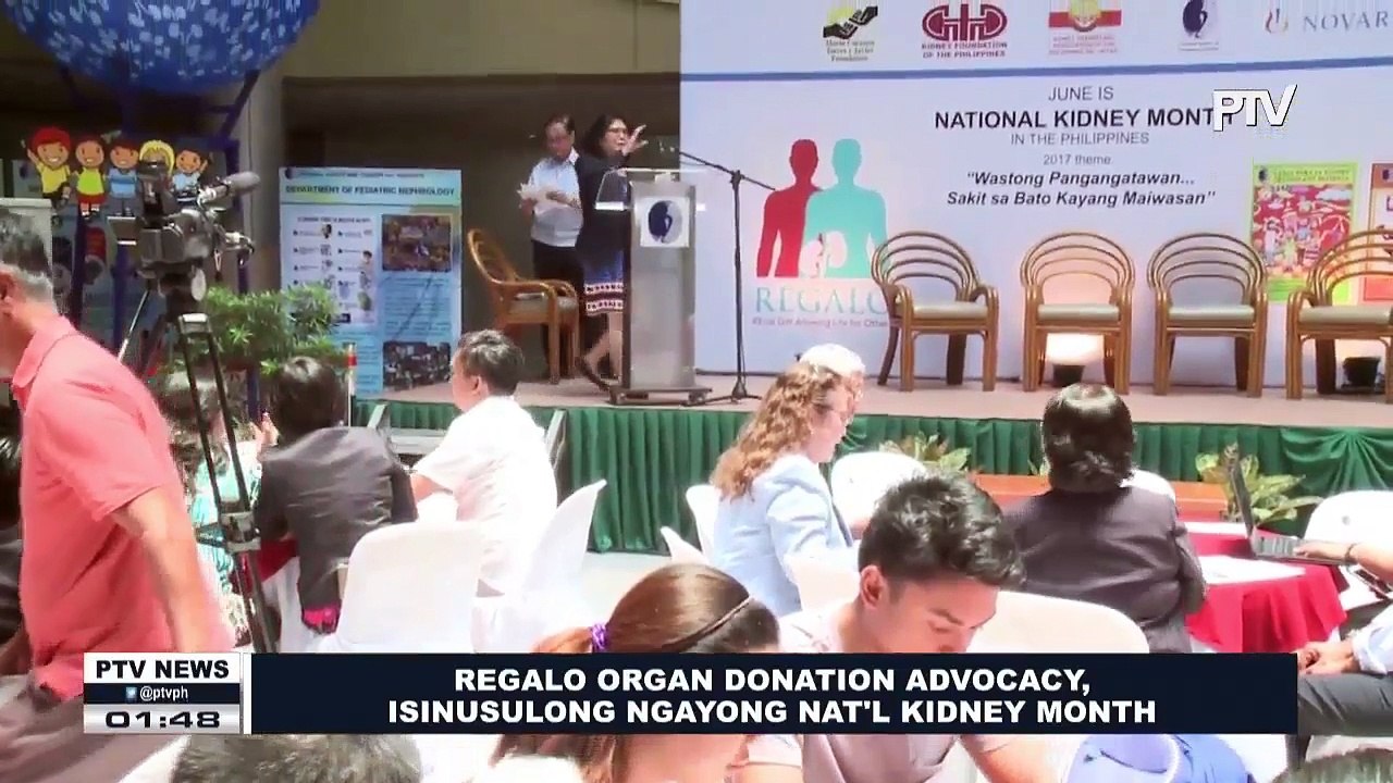 Regalo Organ Donation Advocacy, isinusulong ngayong National Kidney Month