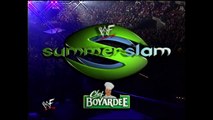 Women's Championship: Stephanie McMahon © (w/ Triple H and Kurt Angle) vs. Lita | Special Referee: The Rock