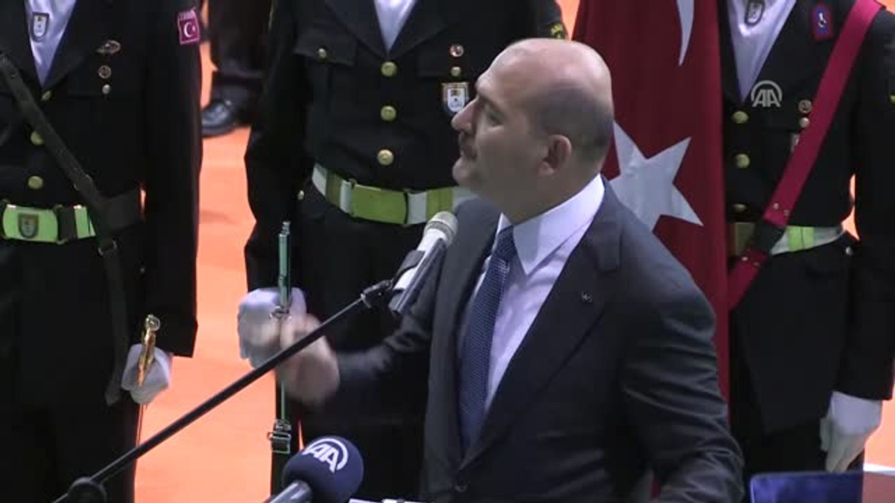Bakan Soylu "Subay Adayı Öğrencilerin Diploma Töreni"Ne Iştirak Etti