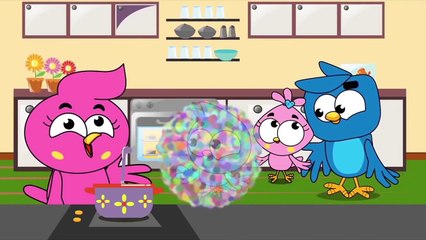 Birds Family Does not Want to Go to School Full Episodes Cartoon Animation Nursery Rhymes