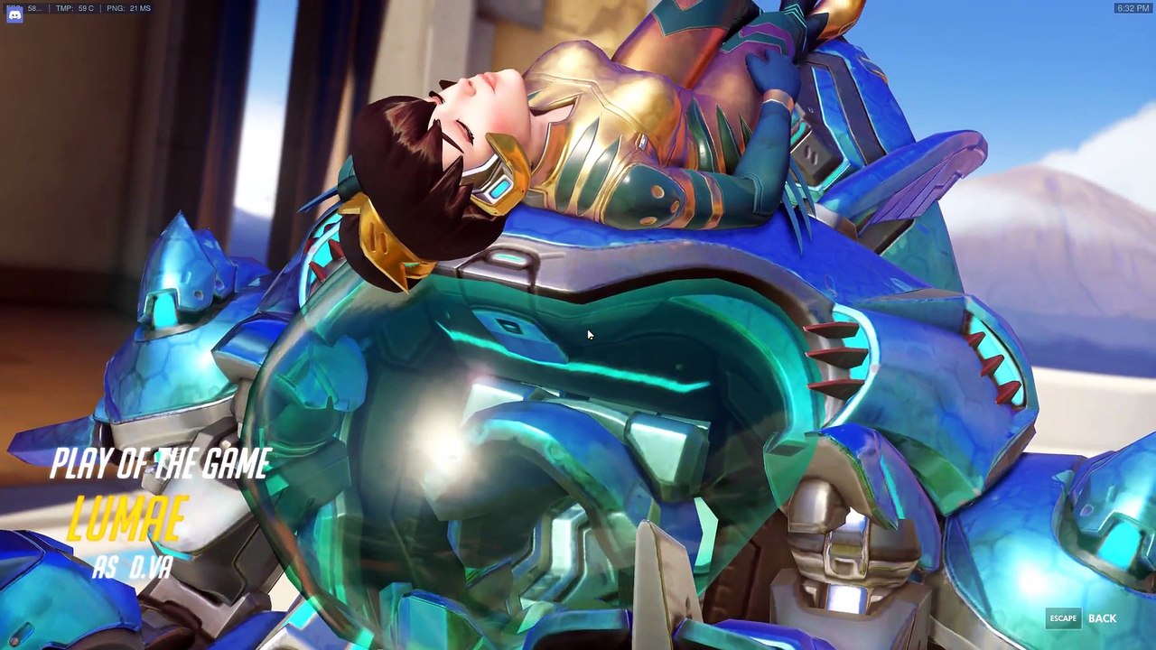 Overwatch: [POTG] Insane Double D.Va Team Kill