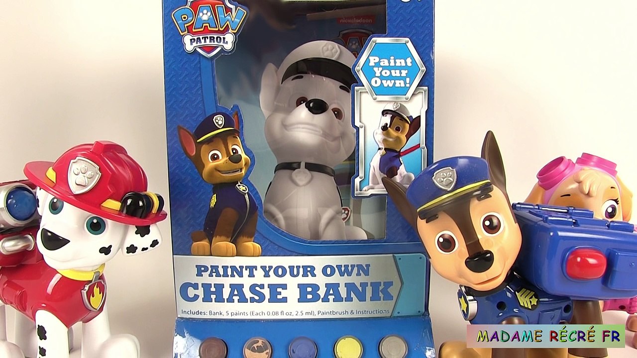 La Pat Patrouille Tirelire à Peindre Chase D.I.Y Paint Paw Patrol Chase