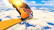 KWEBBELKOP-IMPOSSIBLE ROCKET CAR STUNTS! (GTA 5 Funny Moments)