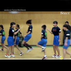 Japon çocuklar rekor kırdı!