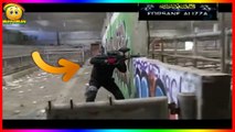 Ses jeunes font un Paintball géant dans la cité entière !