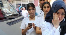 Bitlis Şehidine Hastanede Son Veda! Tüm Personel Sokağa Döküldü