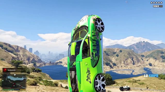 ¿Qué pasa si ponemos un cohete en el coche de Fernanfloo en GTA 5 ? Grand theft Auto V Fun
