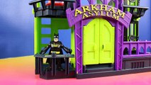 Imaginext Arkham Asylum Tour With DC Super Friends Fisher Price Batman Joker Bane And The R