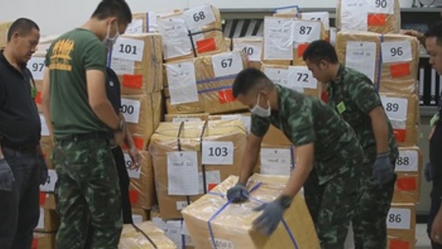 Tailandia anuncia que quemará 9,3 toneladas de narcóticos el día mundial contra la droga