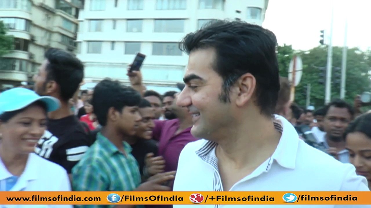 Ex-Couple Malaika Arora, Arbaaz Khan Celebrating Yoga Day Together