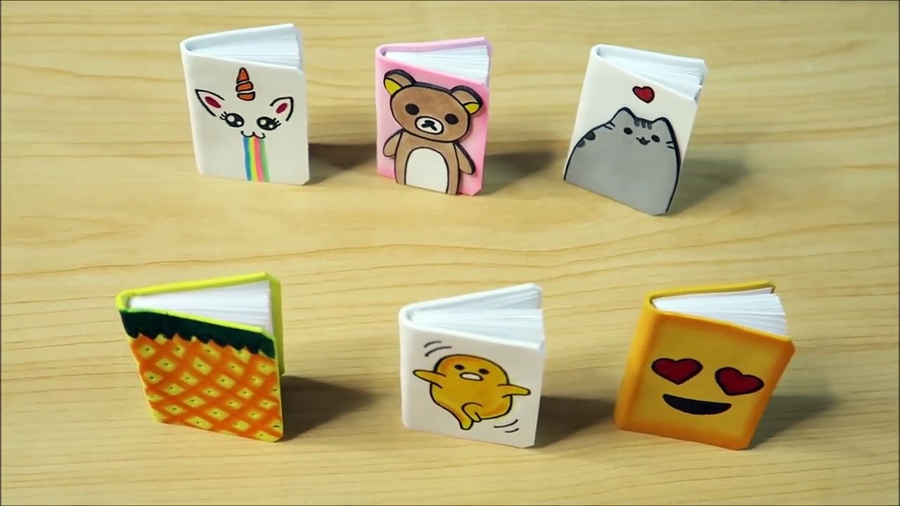  DIY: 6 Mini Cuadernos/Libretas Manualidades Fáciles 