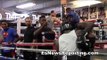 sparring till someone gets dropped mayweather boxing club - EsNews