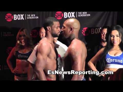 marcus browne faceoff and weigh in EsNews boxing