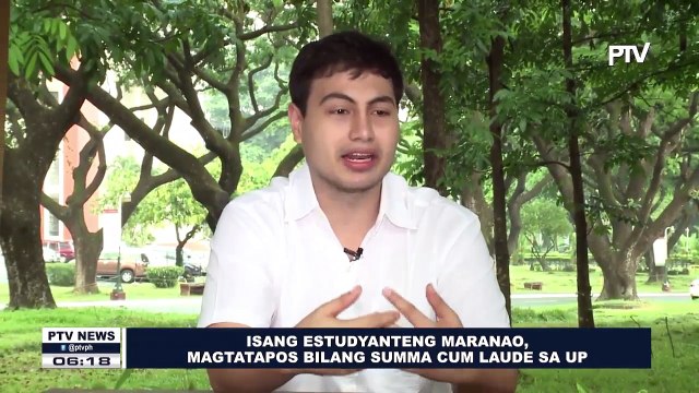 Isang estudyanteng Maranao, magtatapos bilang Summa Cum Laude sa UP