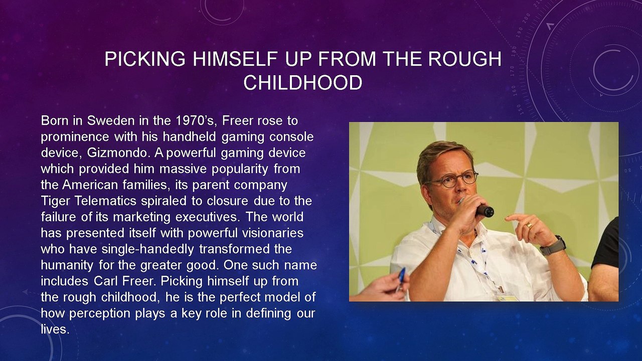 Carl Freer – Forging a Brighter Vision Through Technology