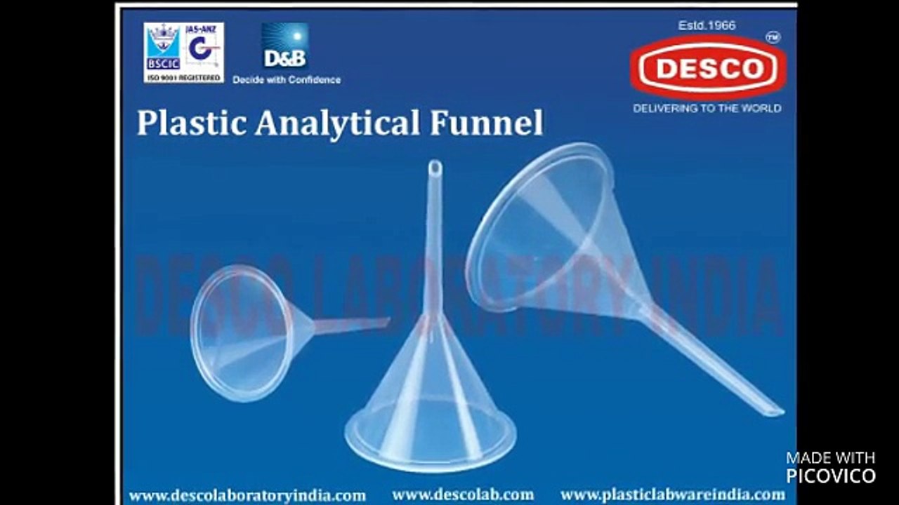 Plastic Laboratory Funnels