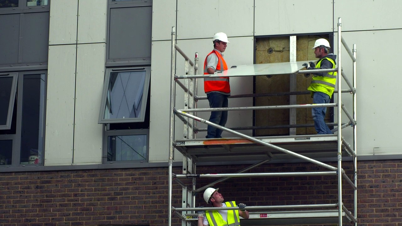 Camden high-rise cladding removed