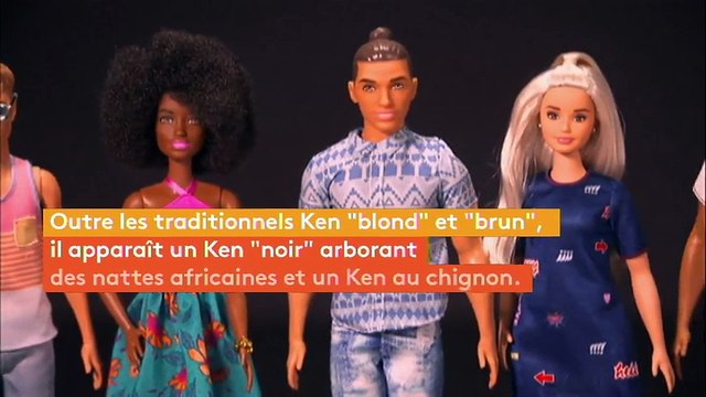Manbun , tresses, boucles afro... Ken s'offre un relooking