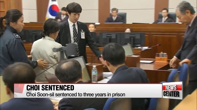 Choi Soon-sil found guilty of soliciting her daughter's illegal college admission
