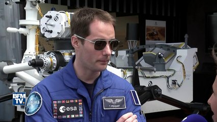 Thomas Pesquet au Bourget: "Mars, ça me ferait rêver"