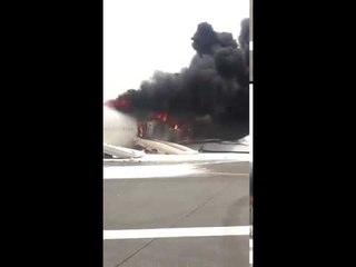 Emirates Plane Crash-Lands at Dubai airport
