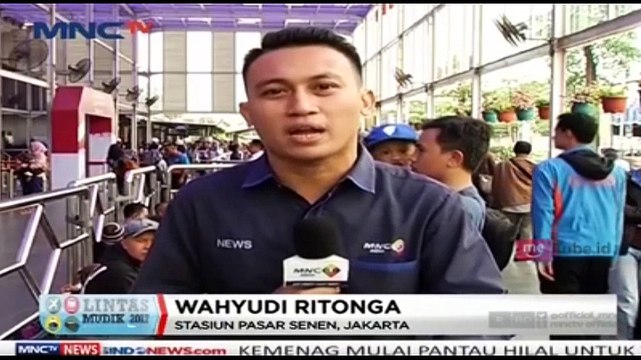 H-2 Lebaran, Stasiun Pasar Senen Terus Dipadati Pemudik