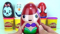 Rolly Polly BUBBLE Bdoh Minnie Mouse, Disney Frozen Olaf, Ariel, Spiderman, Nemo