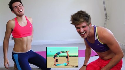 Yoga Challenge Frozen Hans vs Elsa vs Anna. DisneyToysFan