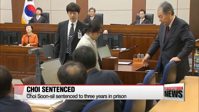 Choi Soon-sil found guilty of soliciting her daughter's illegal college admission