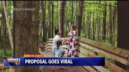 Man 'Proposes' to Little Girl After Popping the Question to Her Mom