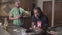 Cook Like A. Champion - Episode 8 - Vodka Basil Pesto Chicken & Sweet Potato Pie, and Ahman Green