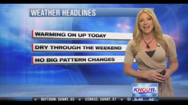 Chita Johnson : La sublime Miss Météo qui affole les Etats-Unis (Vidéo)